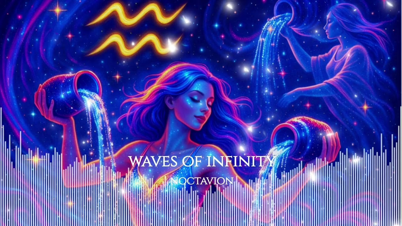 Waves of infinity - ✨️Aquarius ♒️✨️- Silver Moon Collection - #NoctavioN #zodiac #aquarius #Cosmic