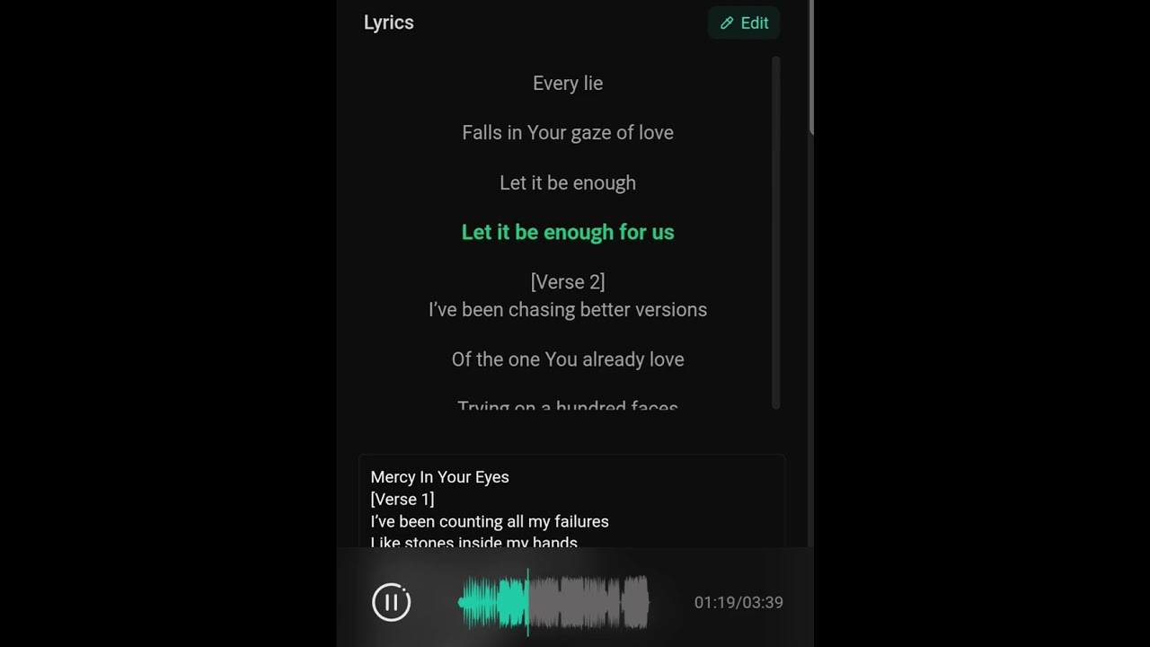 Mercy In Your Eyes