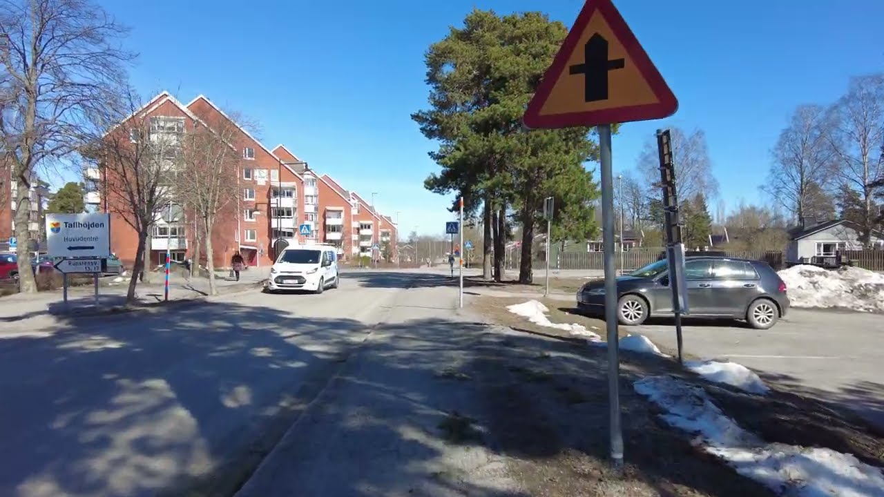 Walking in Handen , Haninge, Stockholm, Sweden , 4K