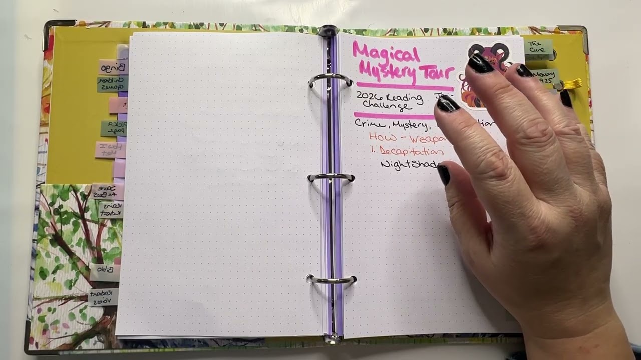 New Book Challenge Journal Flip Through 📖❤️