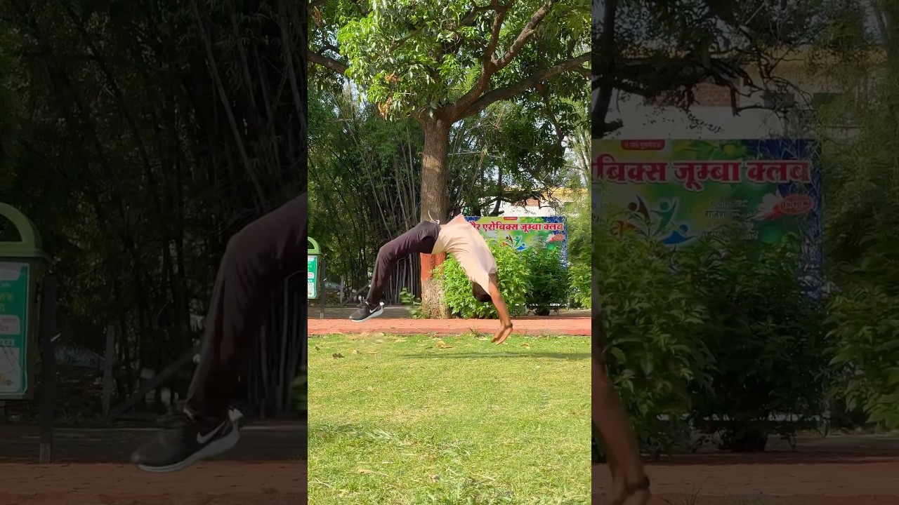 Backhandspring tutorial in Hindi/ how to backhand spring in 5 min