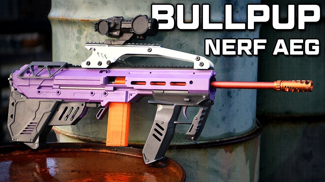 Inverted Scales Bullpup 300fps Nerf AEG Tested!