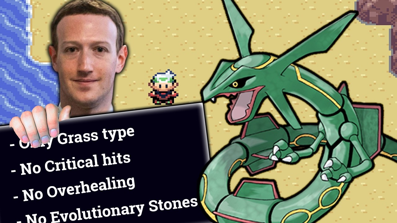 Pokemon Emerald but an AI makes the rules