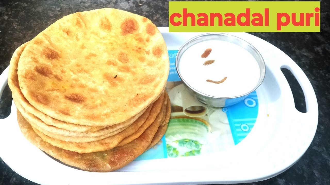 Dal Puri l Dal Puri recipe l Masala poori recipe l How to make dal Puri recipe l chana dal Paratha l