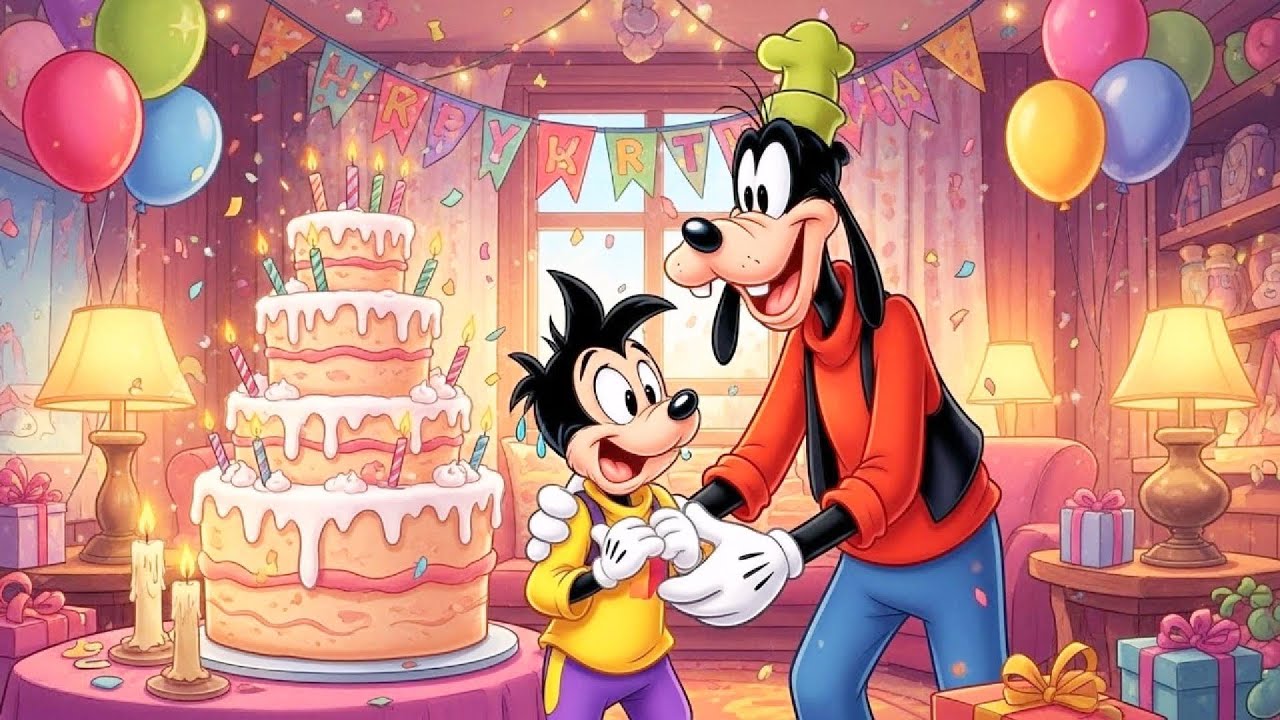 Goofy Throws the Craziest Birthday Party Ever for Mickey! Cake Chaos & Big Laughs