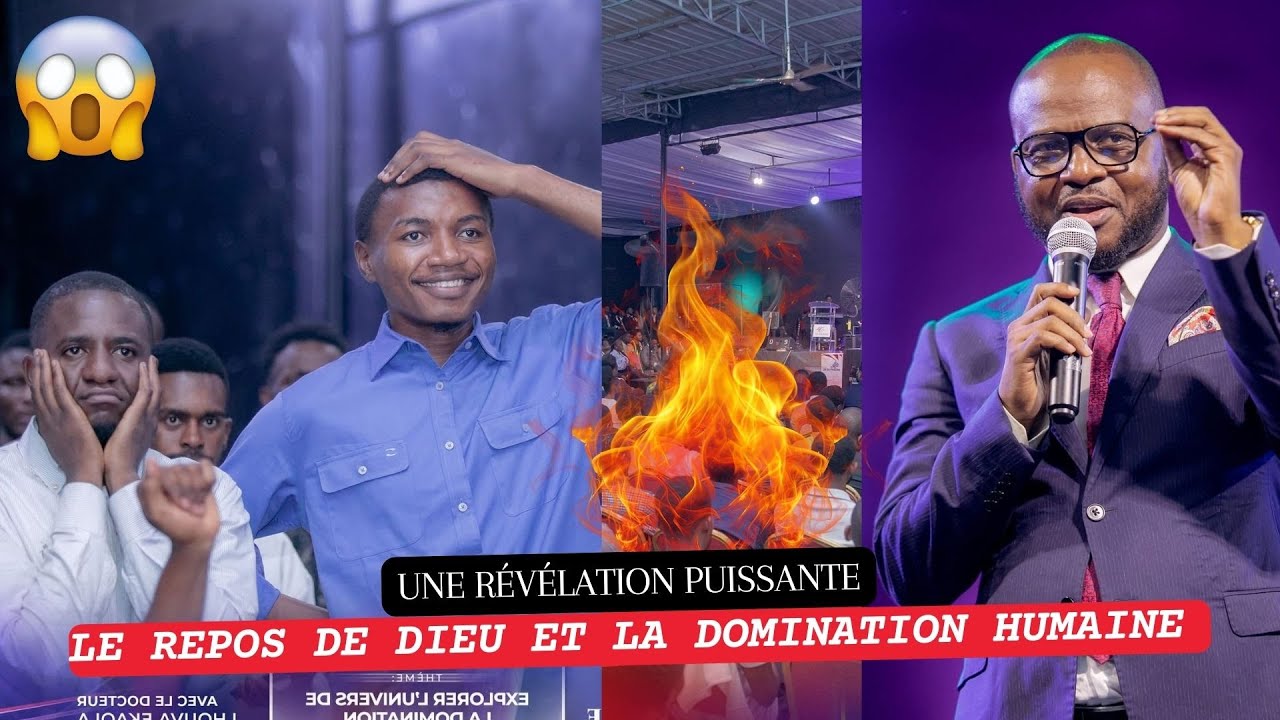 😀WOW💥C’est Révolutionnaire : Le Repos de Dieu 7ème J. et la Domination de l'Homme Pst Lhouva Ekaola