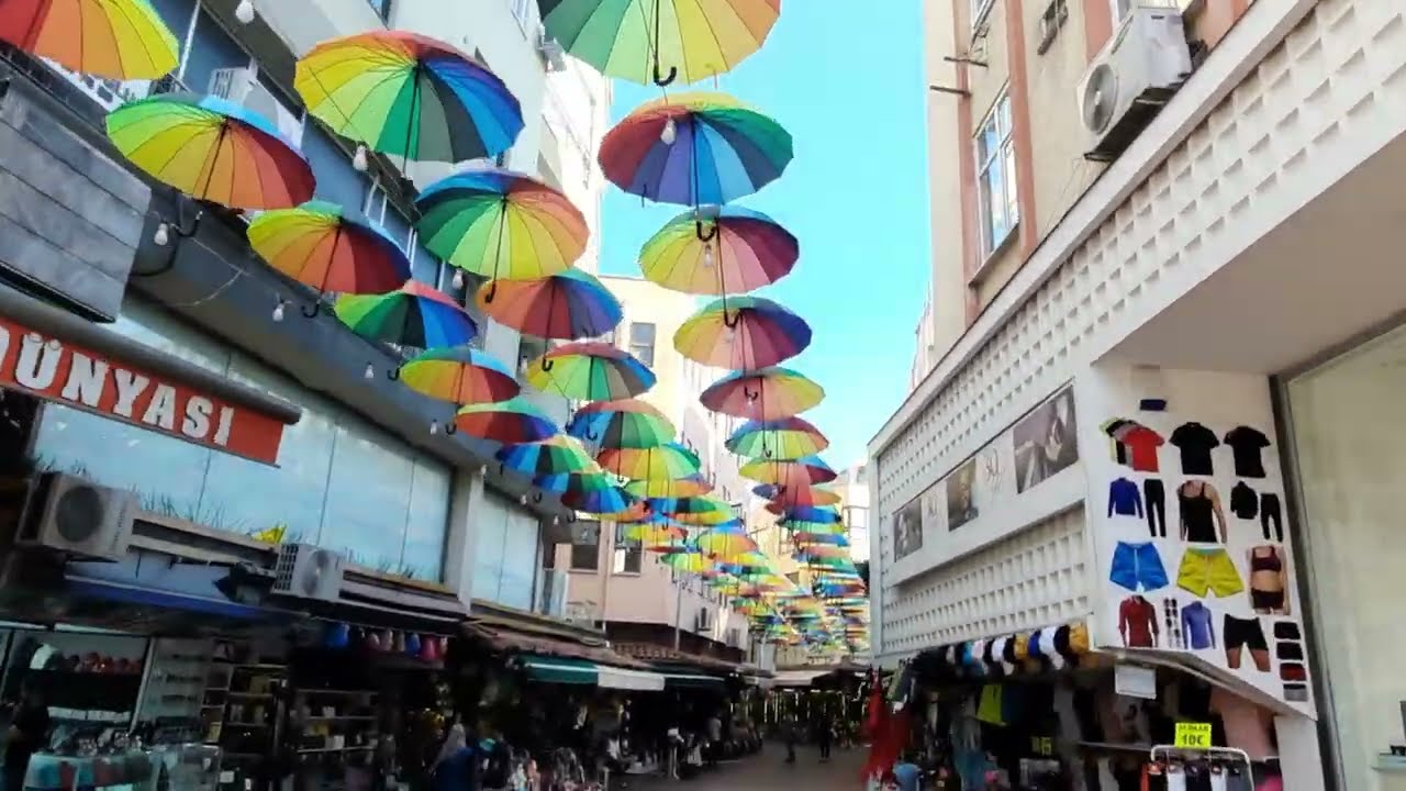 alanya street tour 2022 june! alanya city! excursion antalya vacation in turkey travel alanya turkey