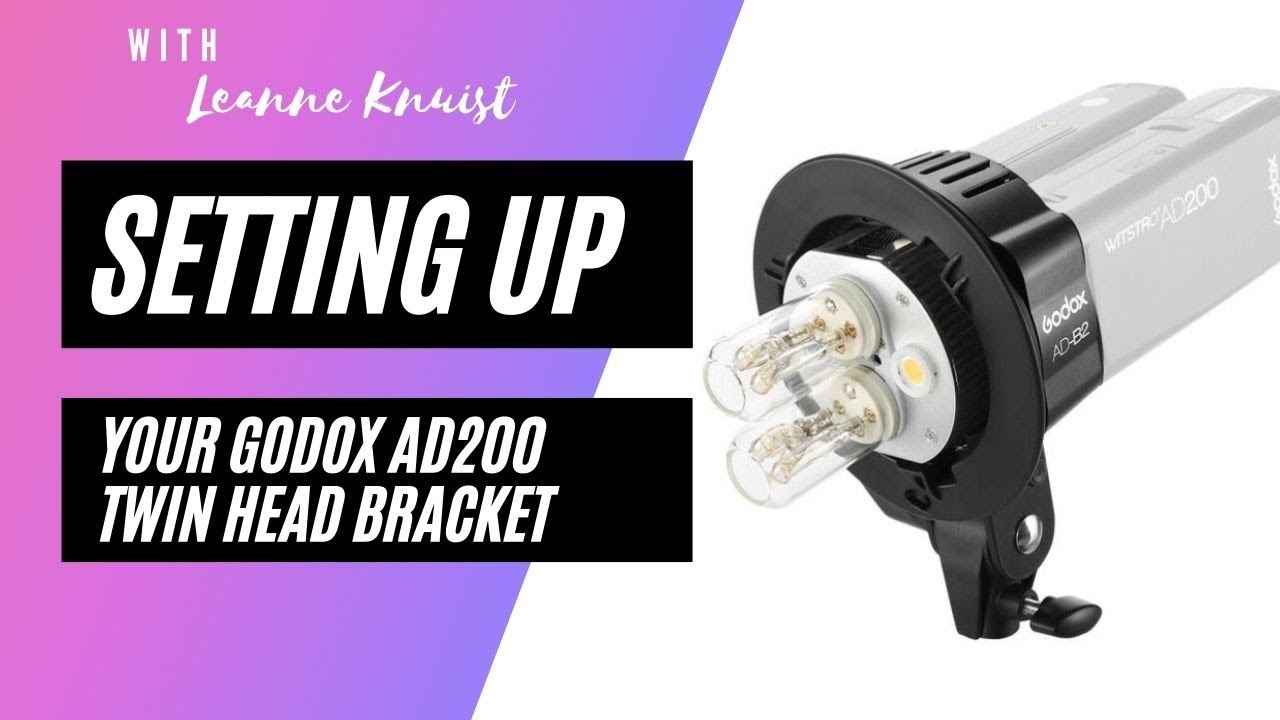 How to double the power of your Godox AD200Pro with the Twin Head Bracket with Bowens mount AD-B2