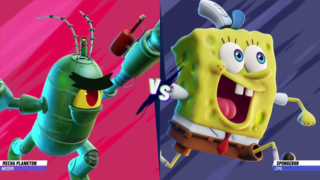 Arcade mode Mecha Plankton  (Master Class) - Nickelodeon All-Stars Brawl 2!