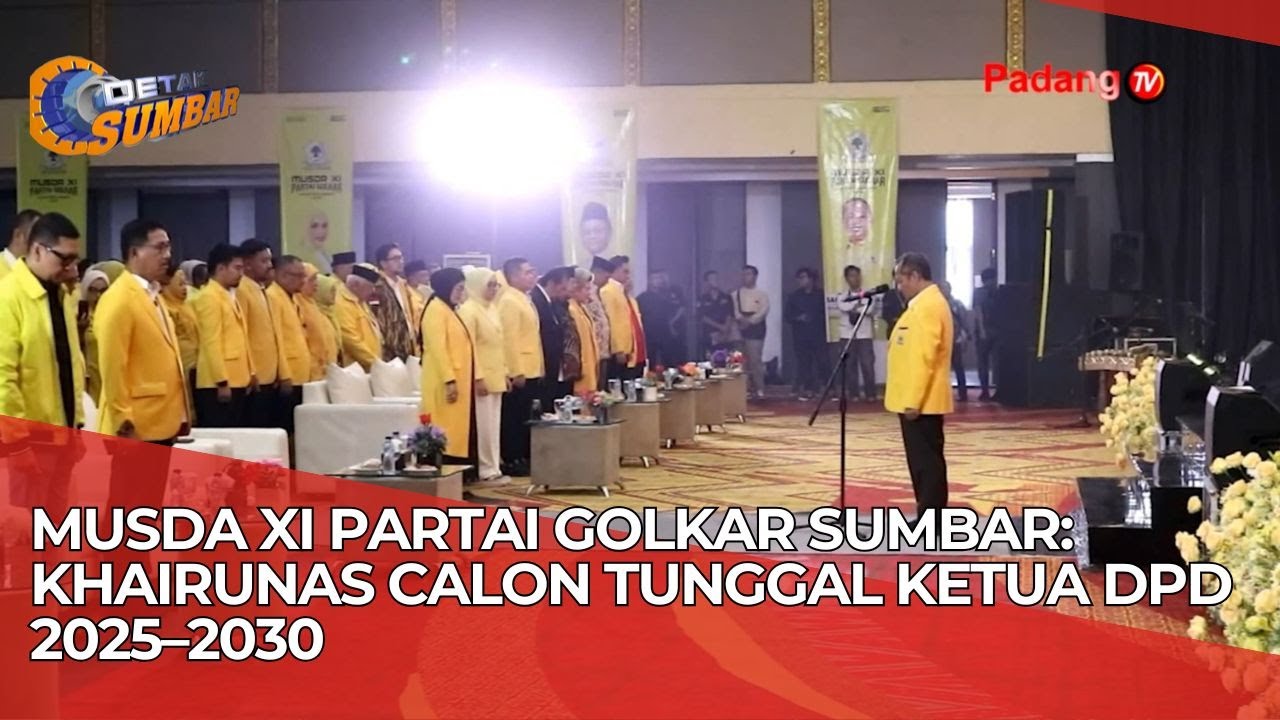Calon Tunggal! Khairunas Siap Nahkodai Golkar Sumbar 2025–2030