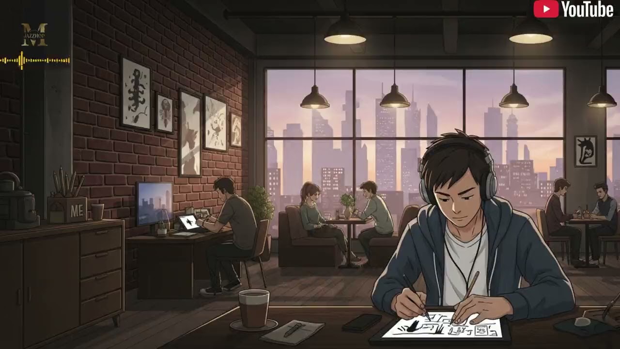 Rainy Night Groove 🌧️ Relaxing Jazzhop Beats