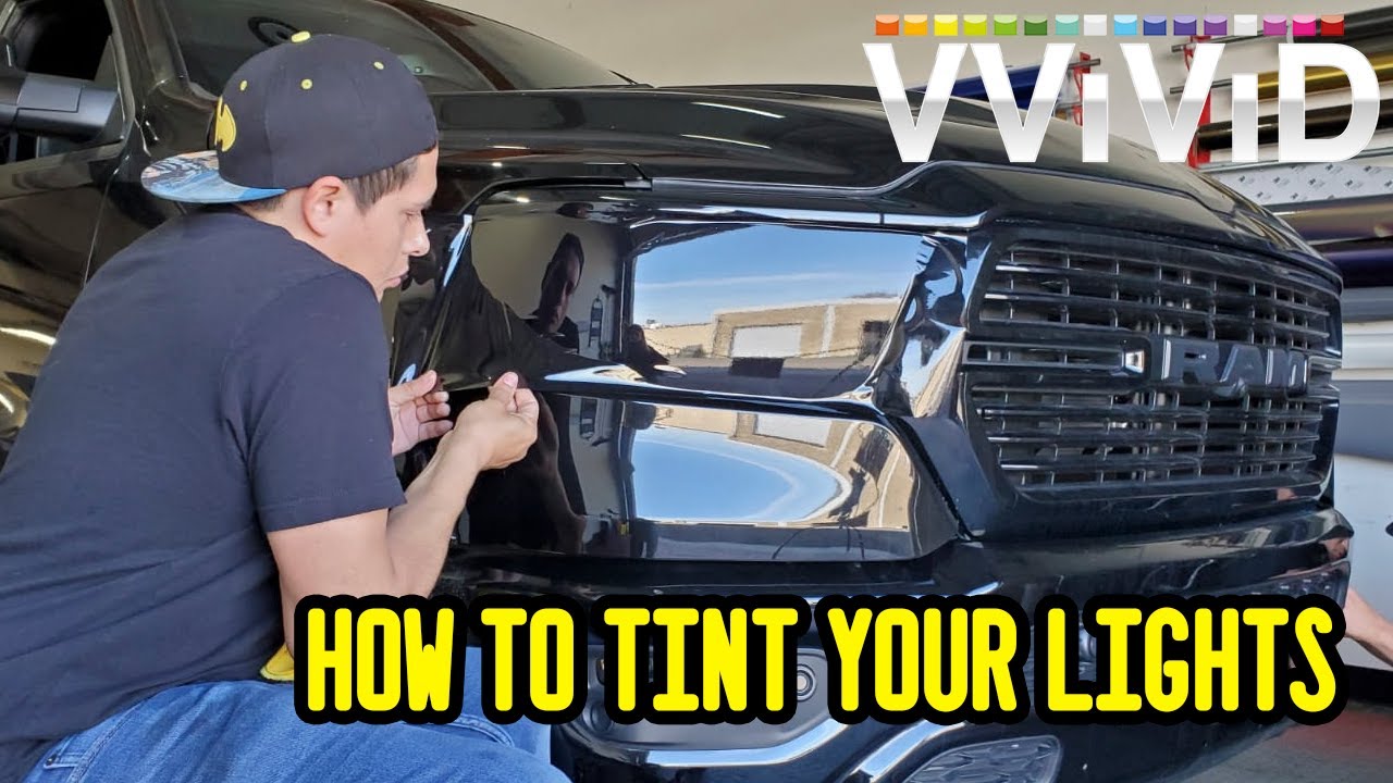 How To Tint Your Head Lights and Tail Lights With VVivid Premium Dark Tint