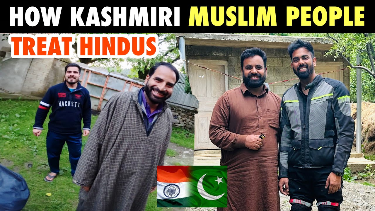 How KASHMIRI MUSLIMS treat HINDUS | Staying with KASHMIRI family in KUPWARA | 🇮🇳LOC🇵🇰 Ride Day-5