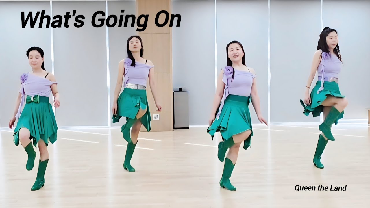 What's Going On Line Dance|High Improver|Queen the Land Line Dance |경기광주라인댄스 |#퀸더랜드라인댄스#퀸더랜드Q 