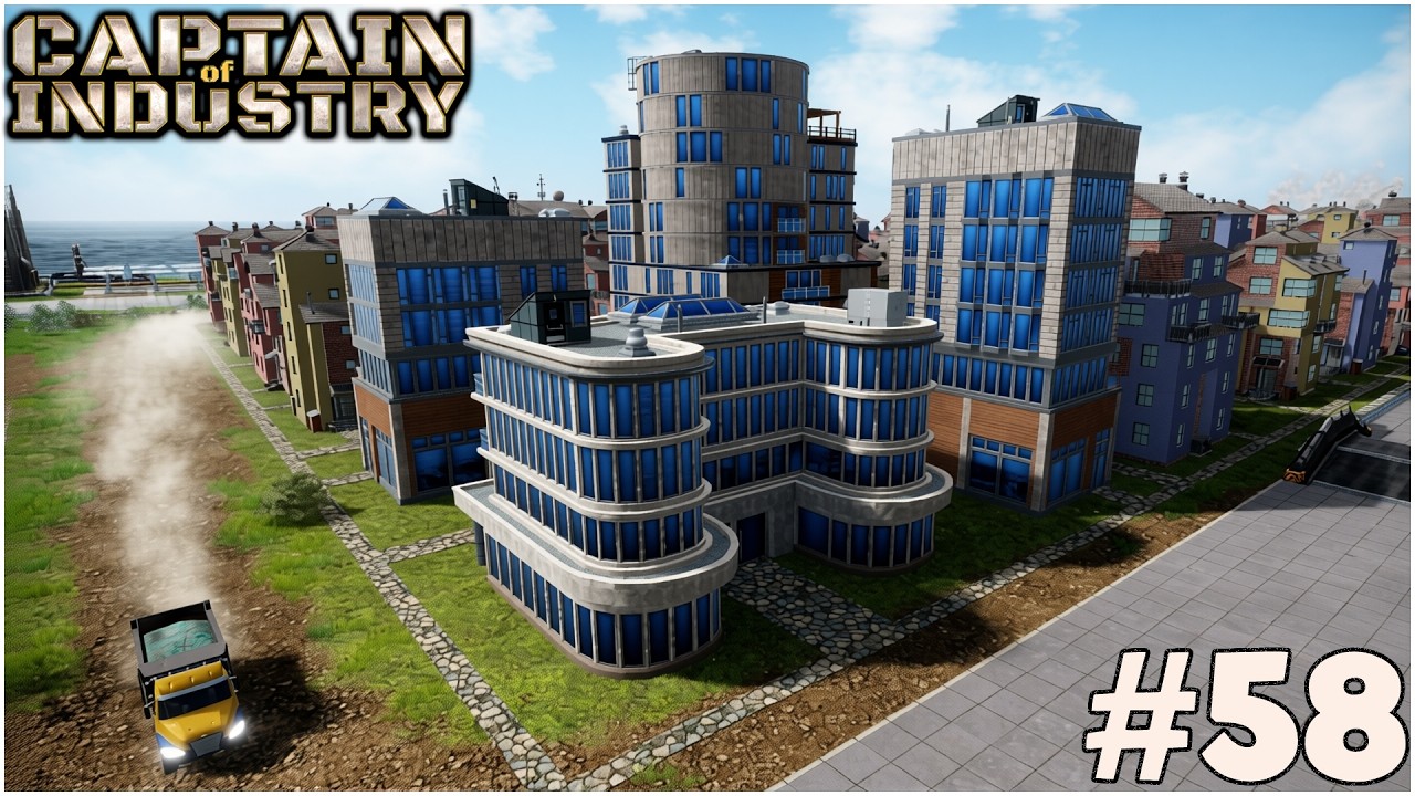 #58 CASE DI LUSSO E LABORATORIO DI RICERCA LIVELLO 4 - CAPTAIN OF INDUSTRY - GAMEPLAY ITA