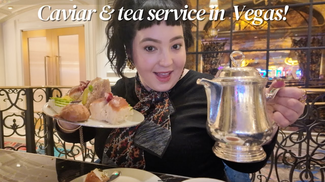 Чай с икрой класса люкс в Вегасе | Обзор бара Petrossian