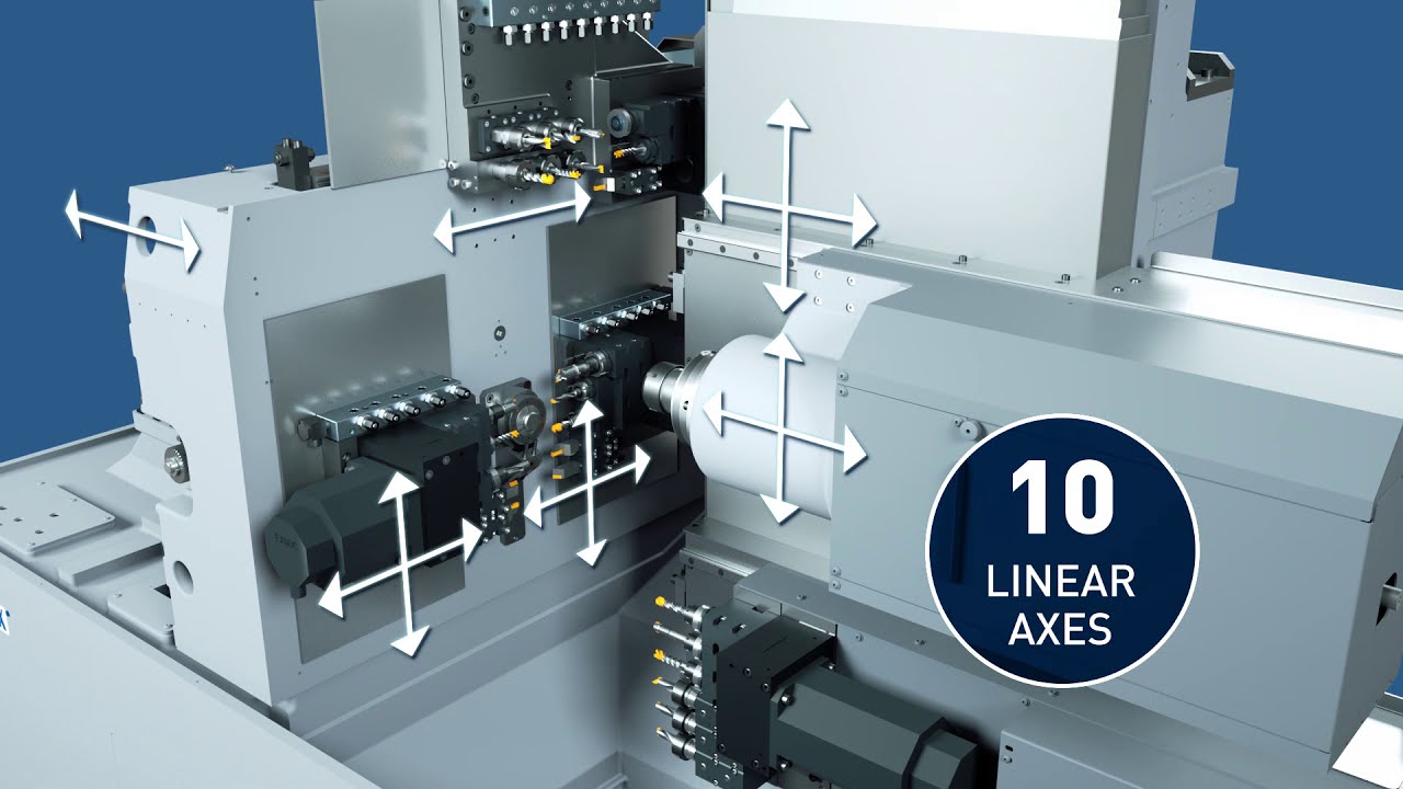 MANURHIN K´MX 1032 swiss type lathe - new animated presentation 2021