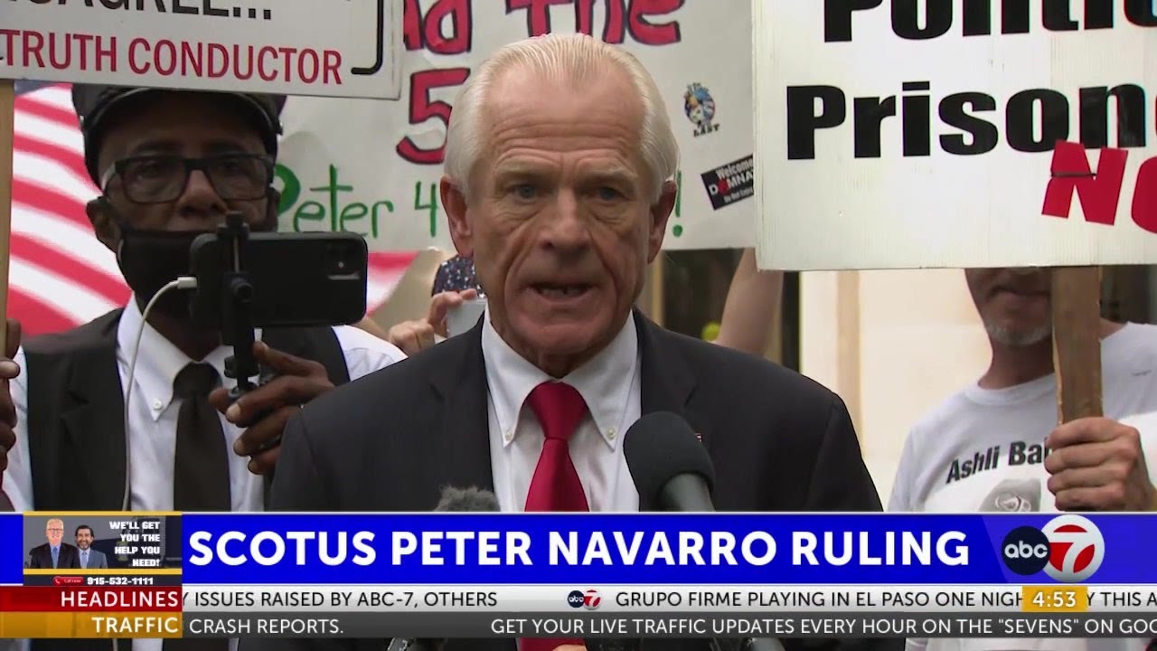Ex-Trump aide Peter Navarro heads to prison after historic contempt prosecution