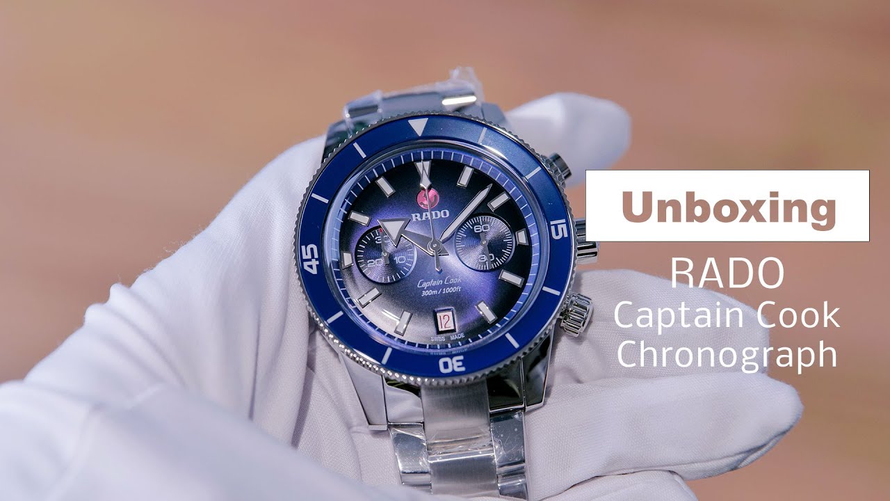 RADO Captain Cook Chronograph Unboxing - A Different Dive Watch