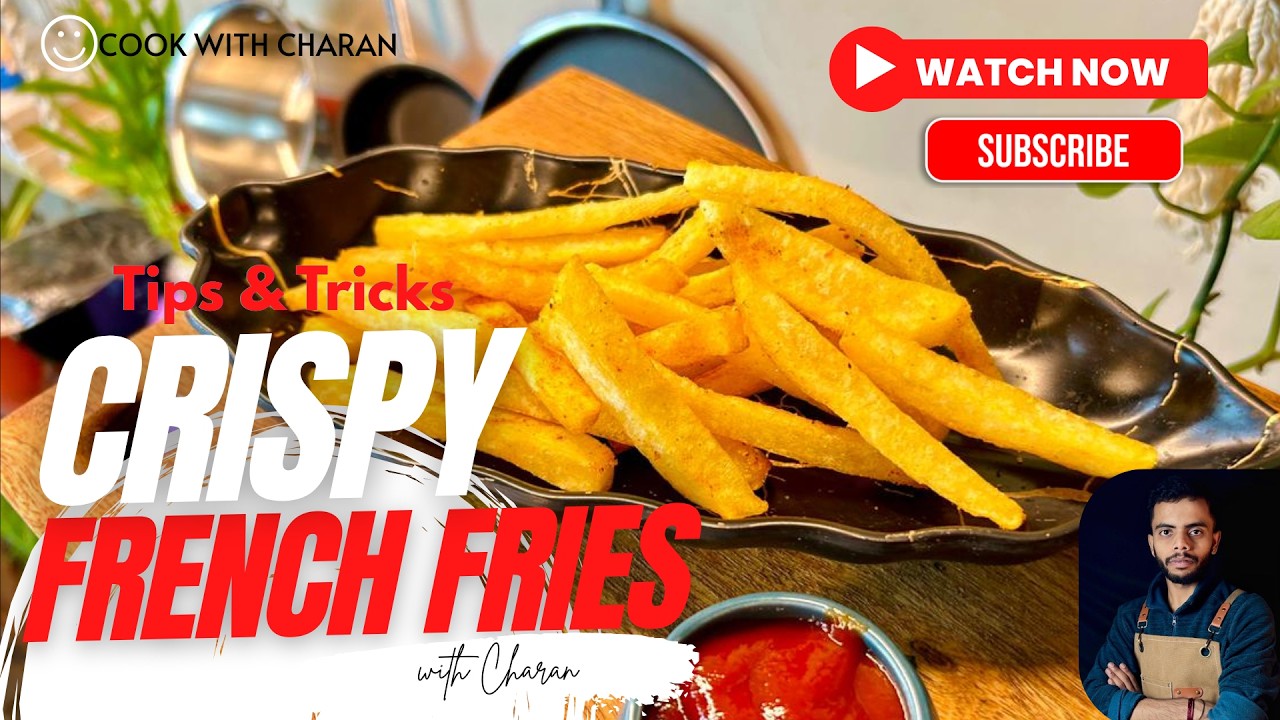 How to make Crispy French Fries at Home | McDonald’s | Tips & Tricks | Kannada | Cook With Charan