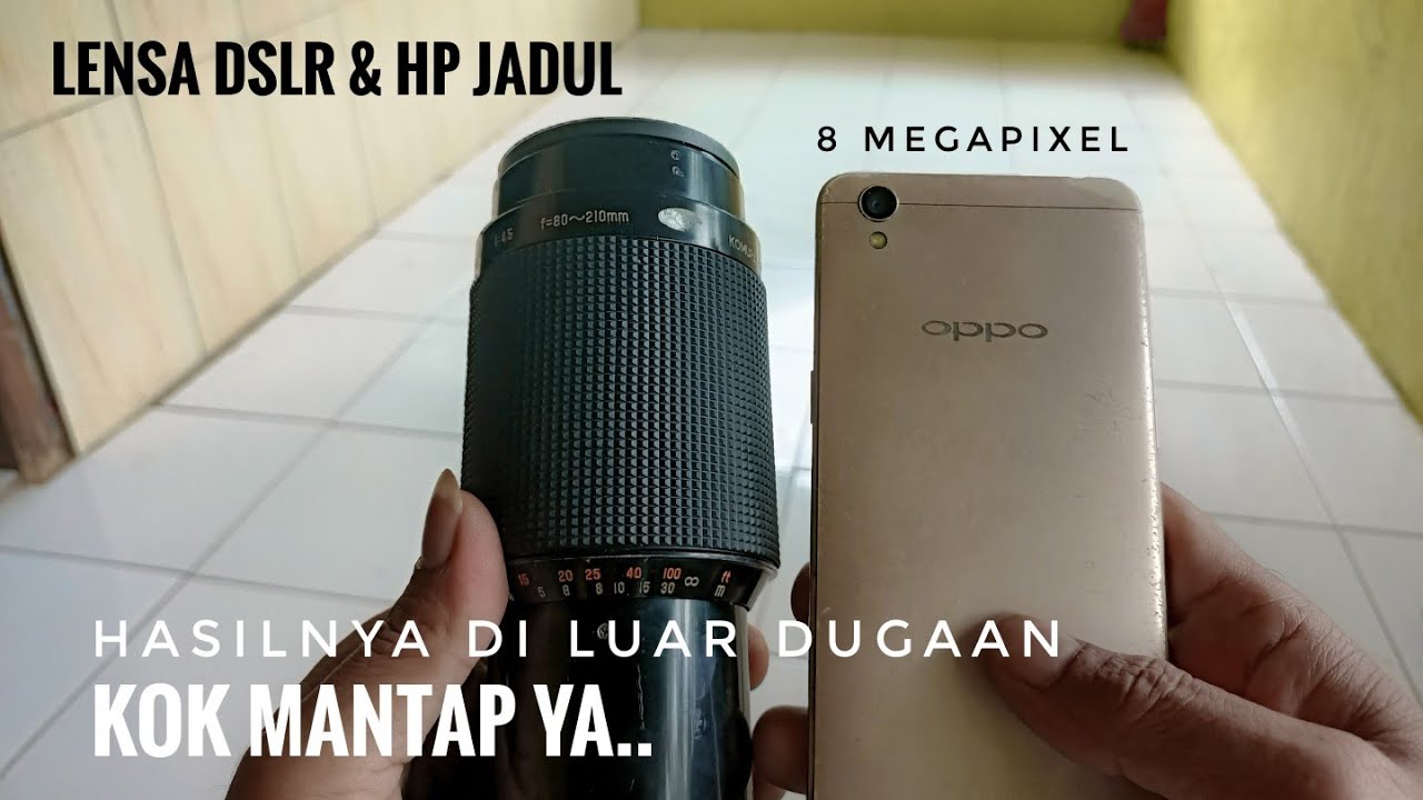 KAMERA HP JADUL PUN SERASA PRO || ADAPTER LENSA DSLR
