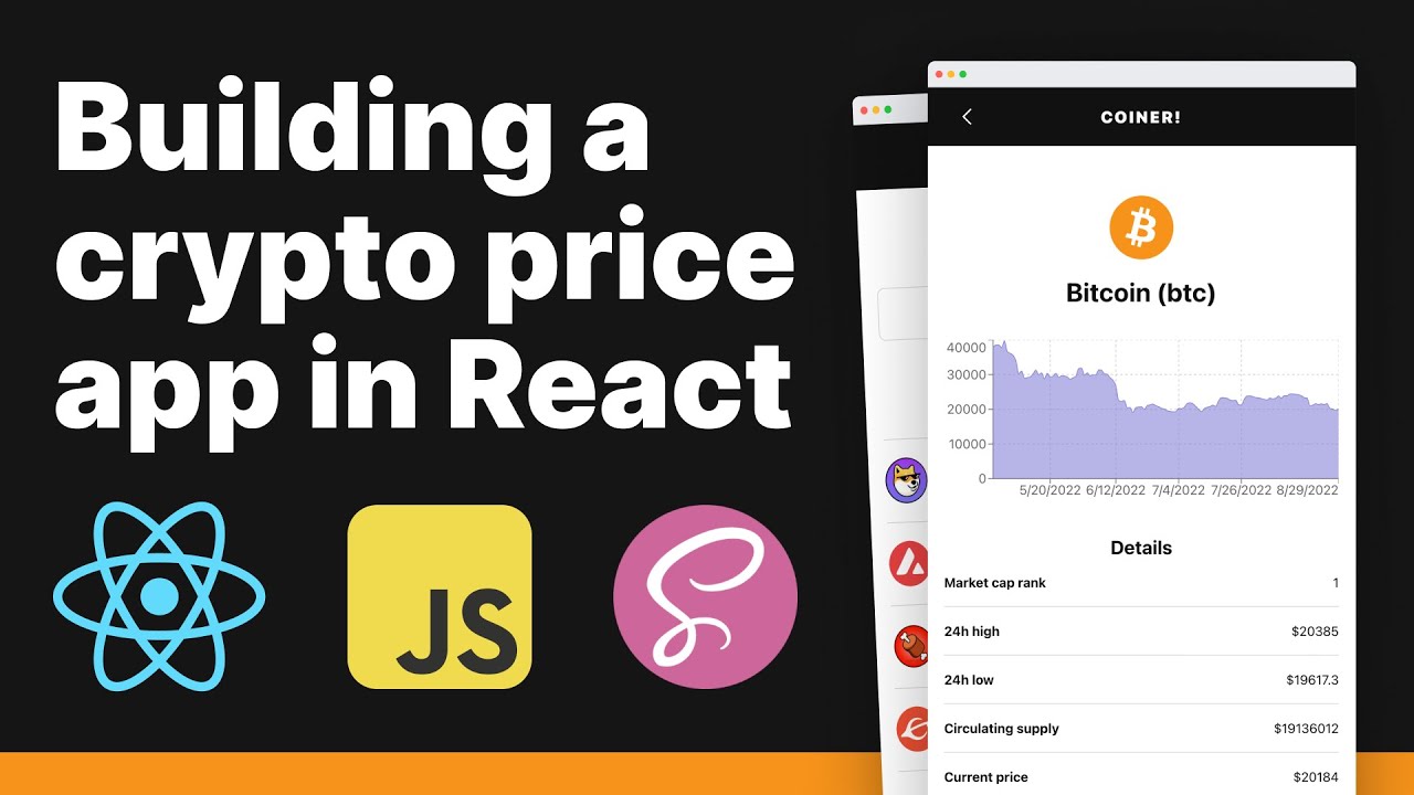 Building a crypto price app in React (Beginner React tutorial!)