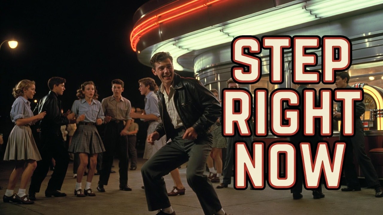 Step Right Now | Fast Late-50s Rock & Roll Dance Song (Jukebox Style)