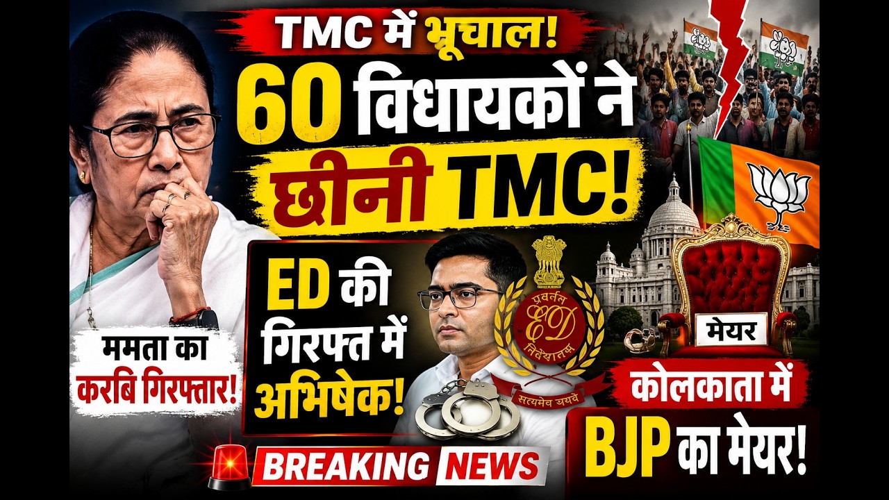 TMC Crisis Deepens| 60 MLA Revolt Against Mamata Banerjee | Abhishek Under ED Scanner| public news.