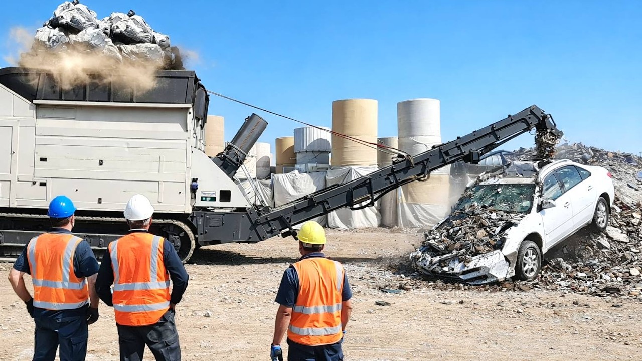 Insane Recycling Machines Turning Cars, Wood & Scrap Into Resources | Extreme Green Technology