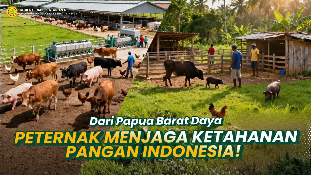 DARI PAPUA BARAT DAYA PETERNAK MENJAGA KETAHANAN PANGAN INDONESIA! 