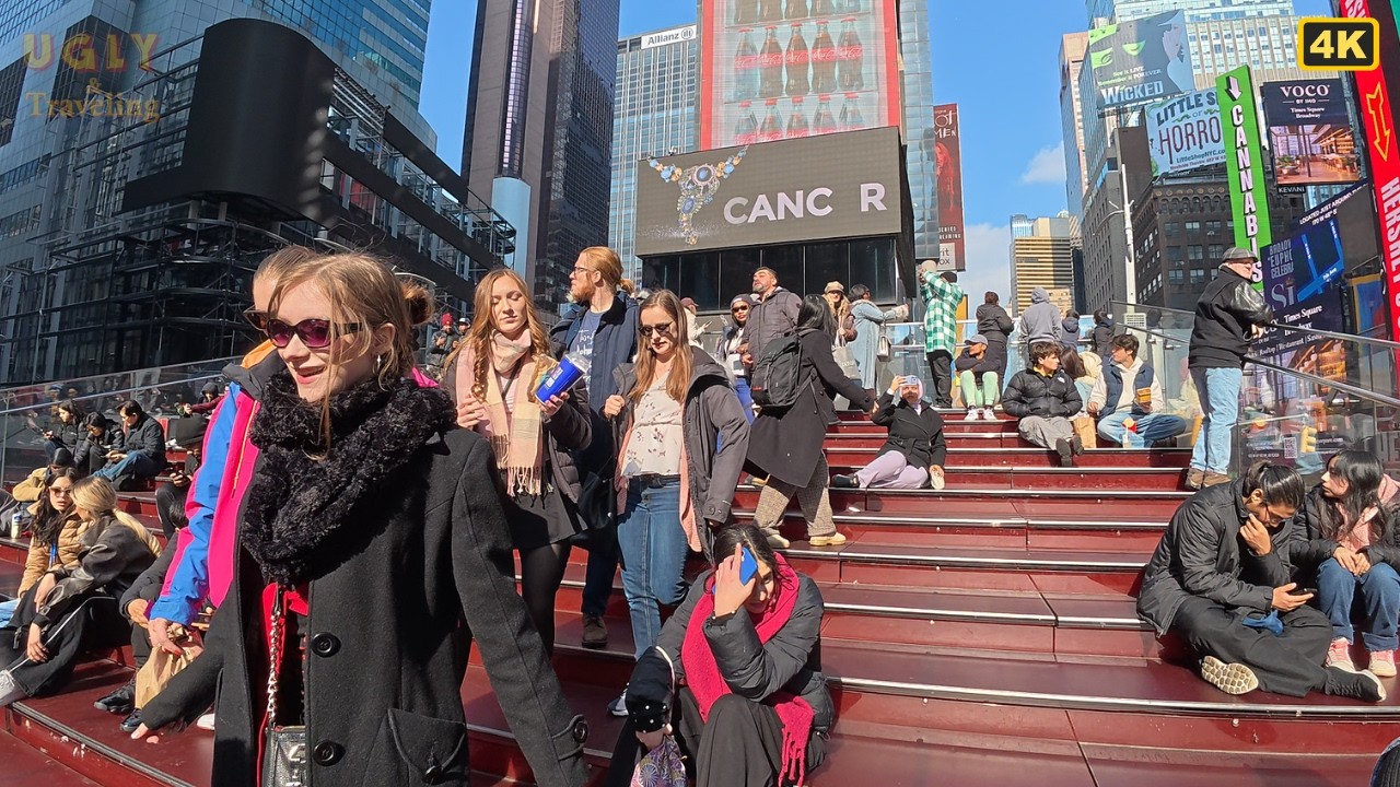 Exploring Times Square in Daytime | New York Street Urdu Vlog