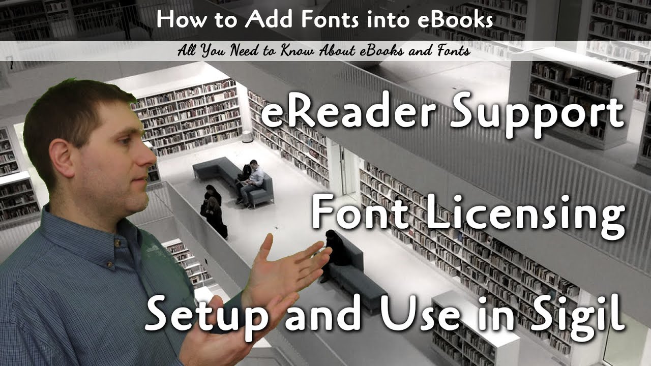 How to Add Fonts into eBooks