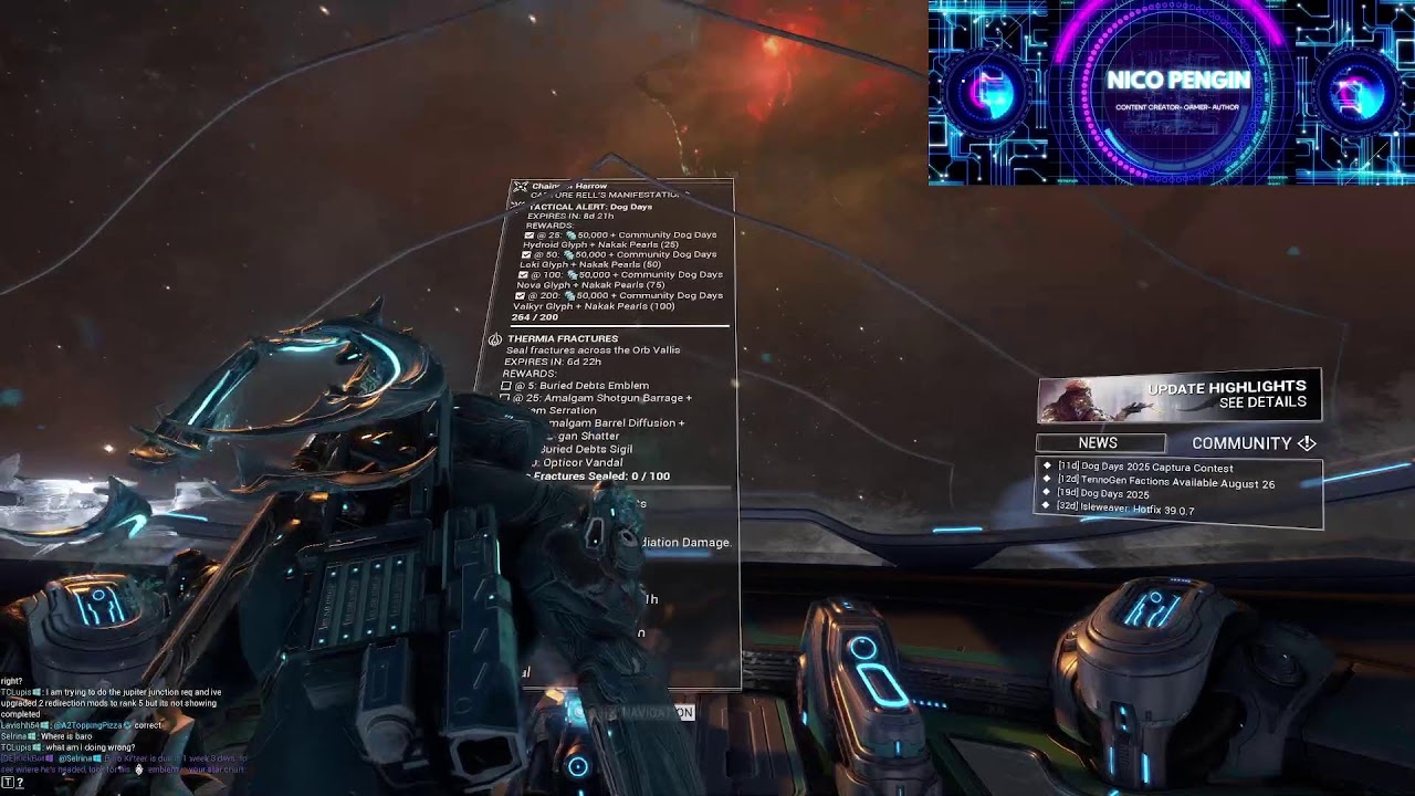 🎮Warframe Chill Stream #16 | PVE Vibes & De-Stress Gameplay | 🔴Aug 2025 🔴