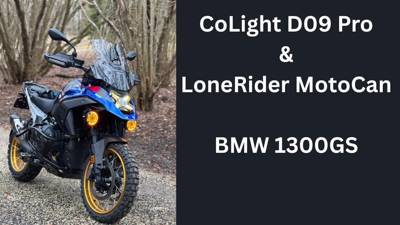 CoLight D09 Pro - BMW 1300GS installation and configuration explained
