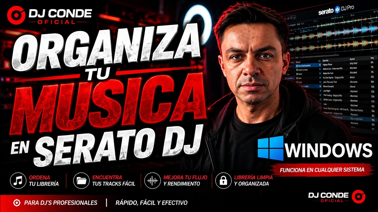 COMO ORGANIZAR MI MÚSICA EN WINDOWS 10 😱 con SERATO DJ PRO ✅  Actualizar y Sincronizar  CRATES ✅ 🎧
