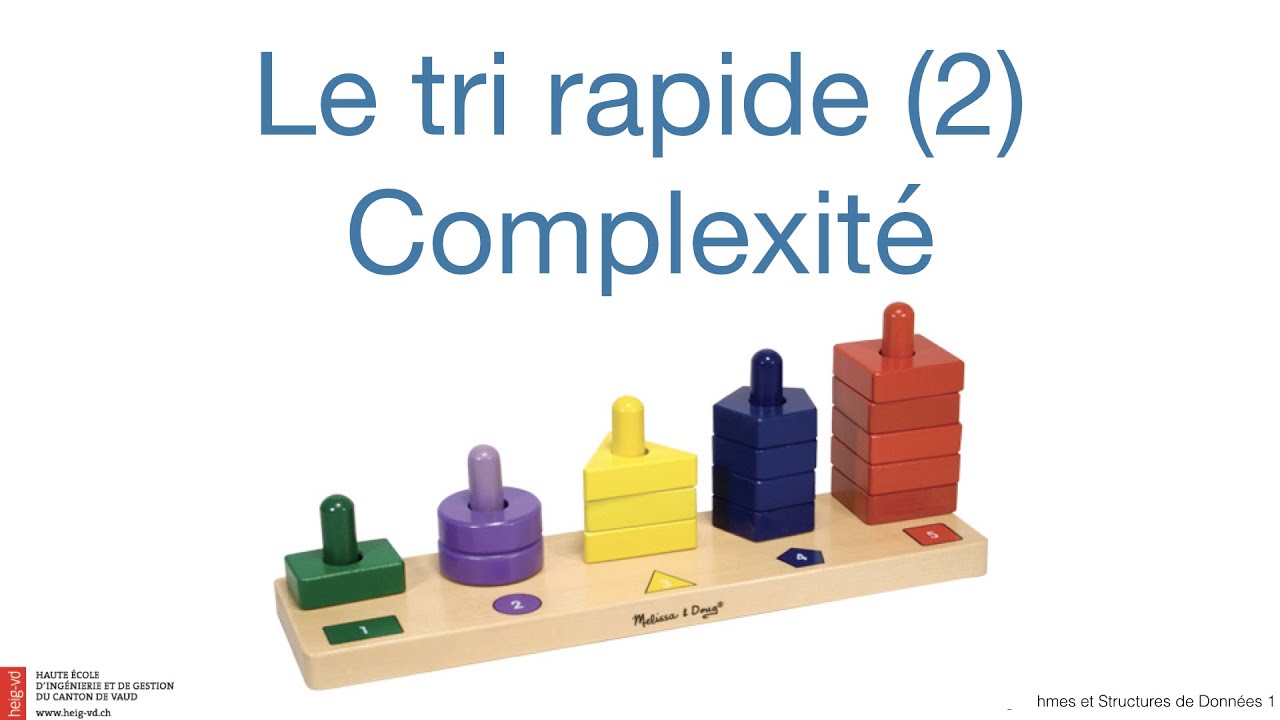 3.5 - Tri Rapide (2) - Complexité