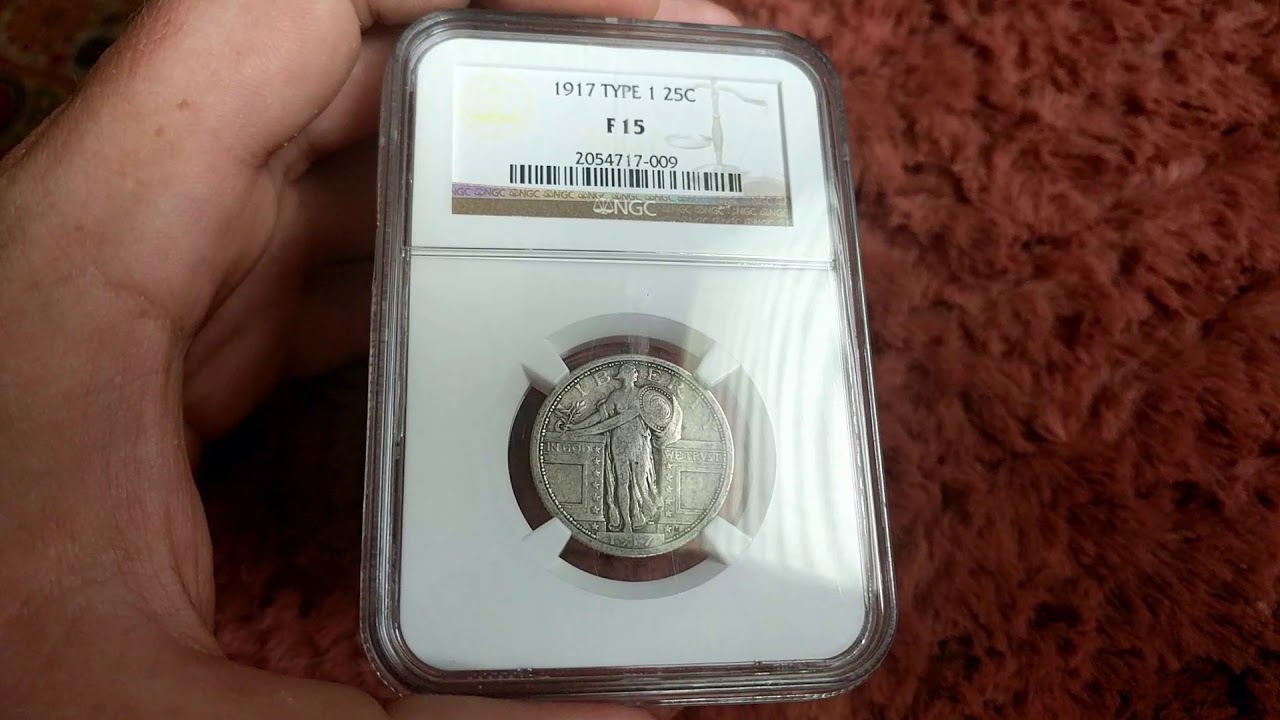 1917 Type 1 Standing Liberty Quarter