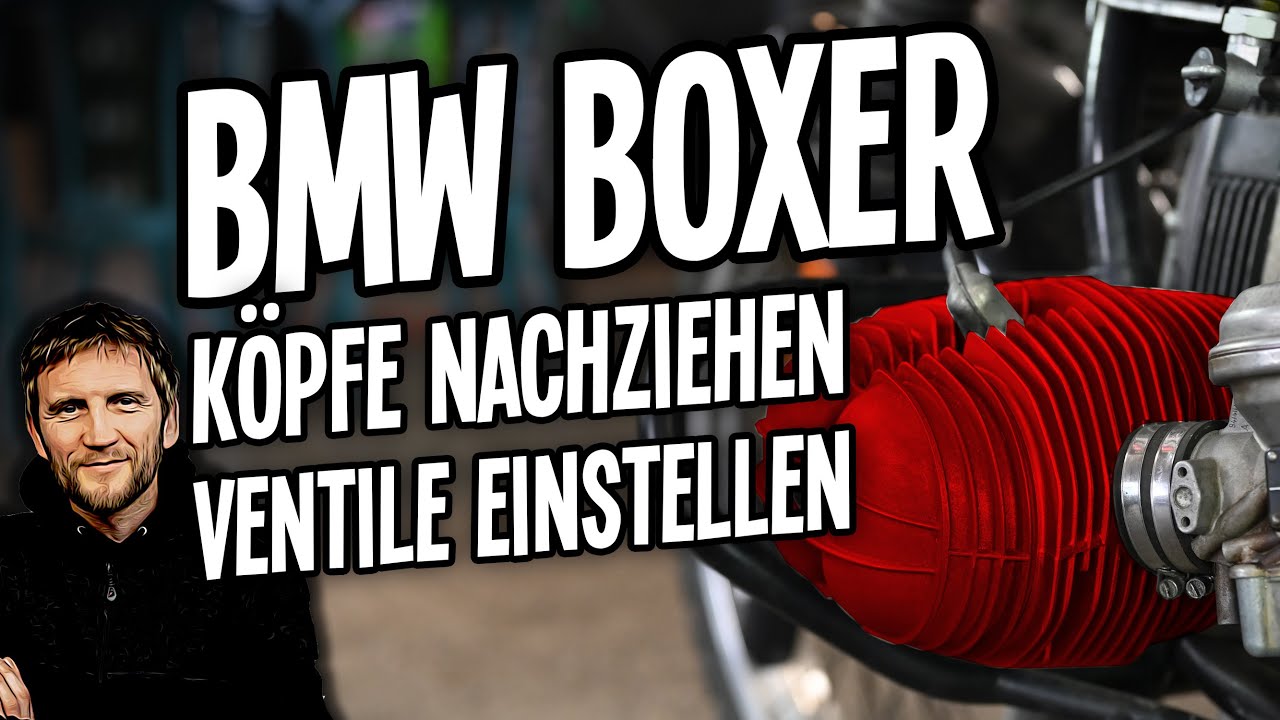 BMW Boxermotor Köpfe nachziehen und Ventile einstellen am Beispiel BMW R100GS