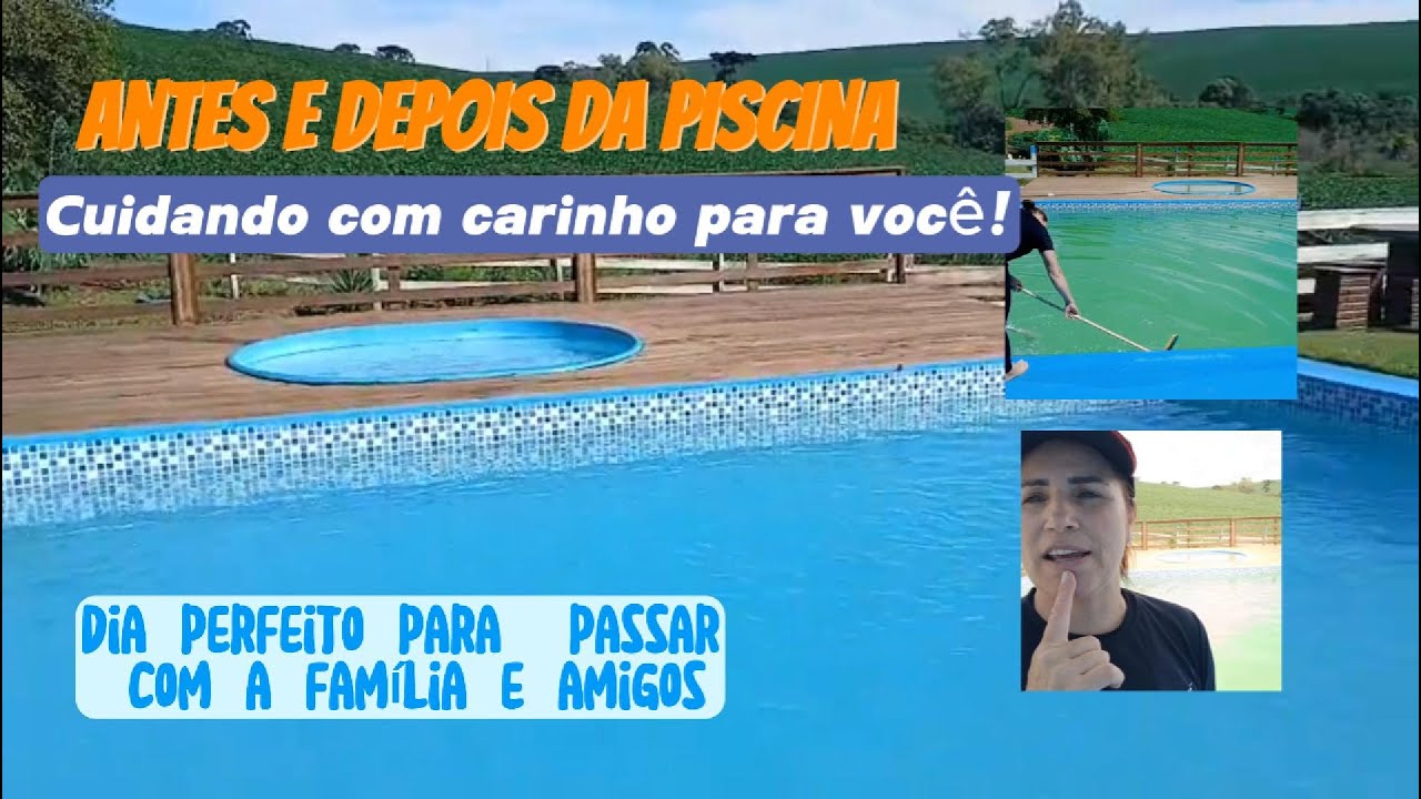 Olha Essa Transformação! Limpeza da Piscina + Área de Lazer 🏡💦