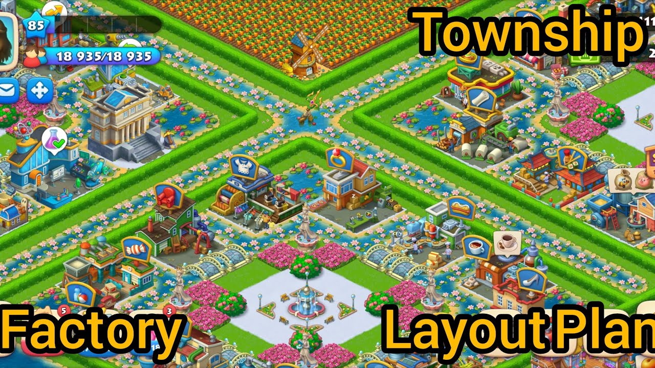 Township Factory layout plan || Township || level 85 || @dreamlandtownship