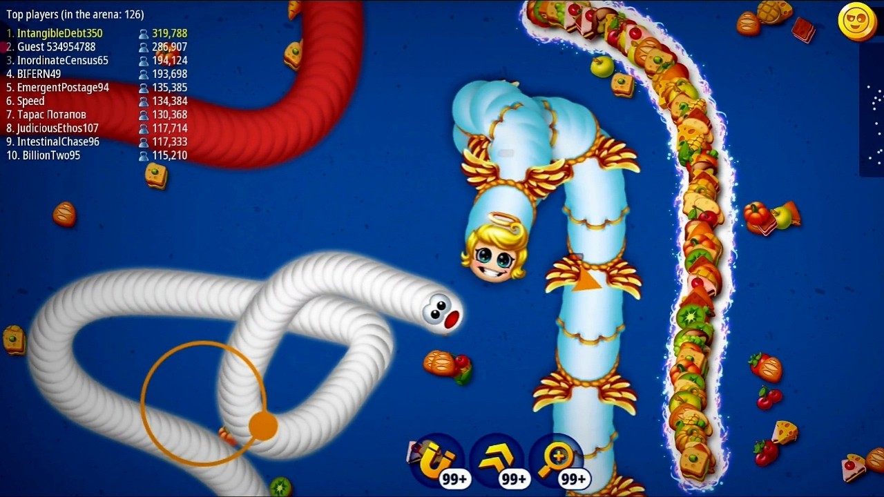 Worms Zone 🪱 gameplay level Mobile #gaming