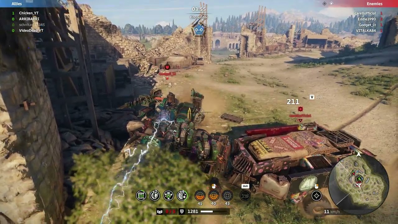 Crossout: Morta/Ripper Gameplay (50CAL vs LTU as requested)