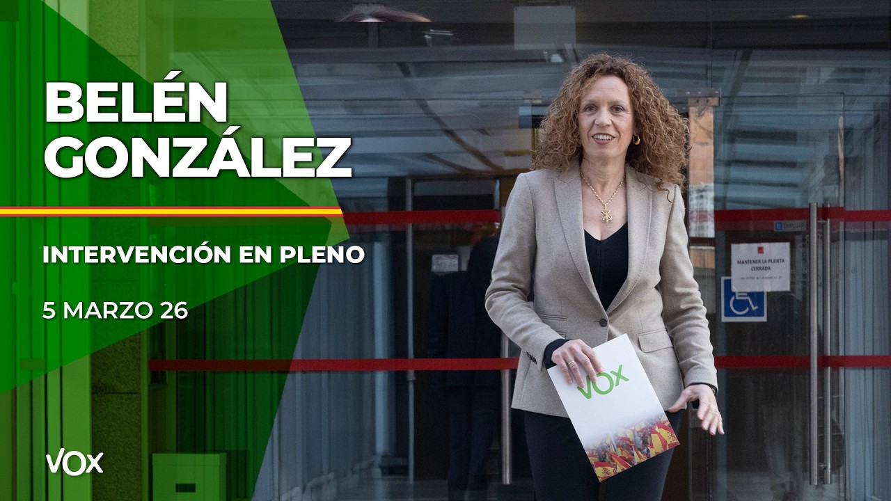 05.03 I Intervención BELÉN GONZÁLEZ en la Asamblea de Madrid