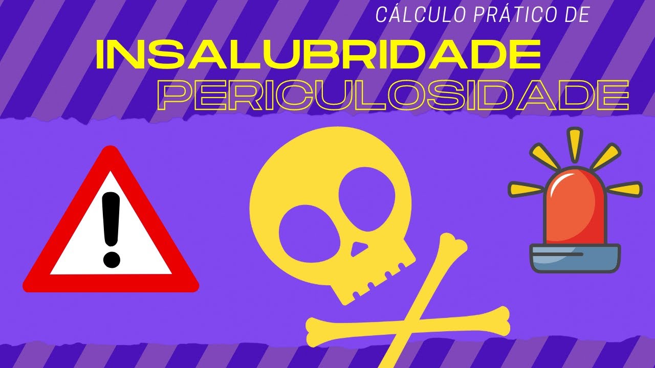 Insalubridade e Periculosidade (Cálculo prático) | Adicionais de remuneração (Exercício resolvido).