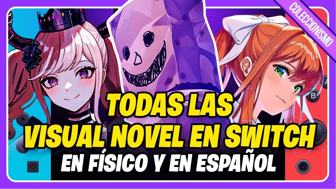 TODAS las VISUAL NOVEL de SWITCH en FORMATO FÍSICO y en ESPAÑOL