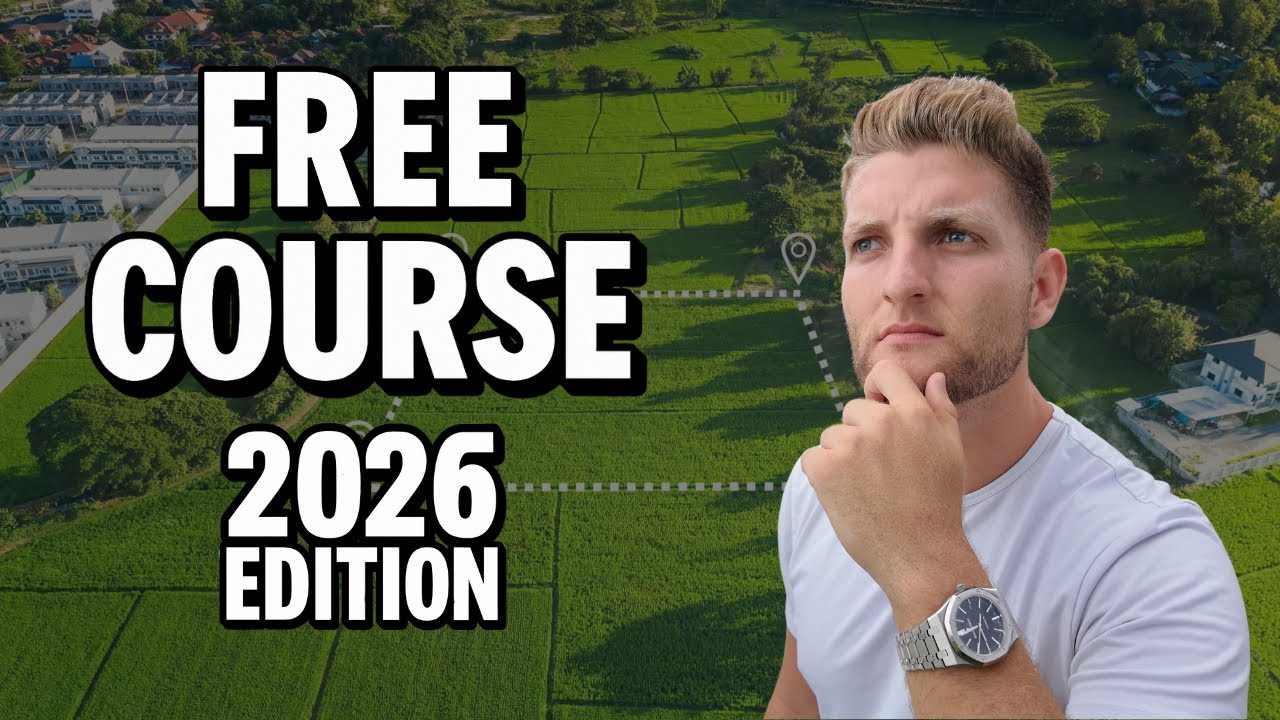 FREE Wholesale Vacant Land Course for 2026 (Step-By-Step)