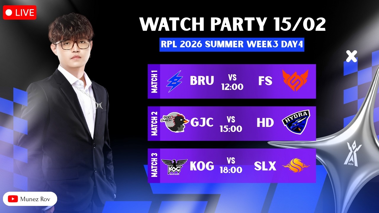 𝐋𝐈𝐕𝐄 🔴 Watch Party BRU vs FS
