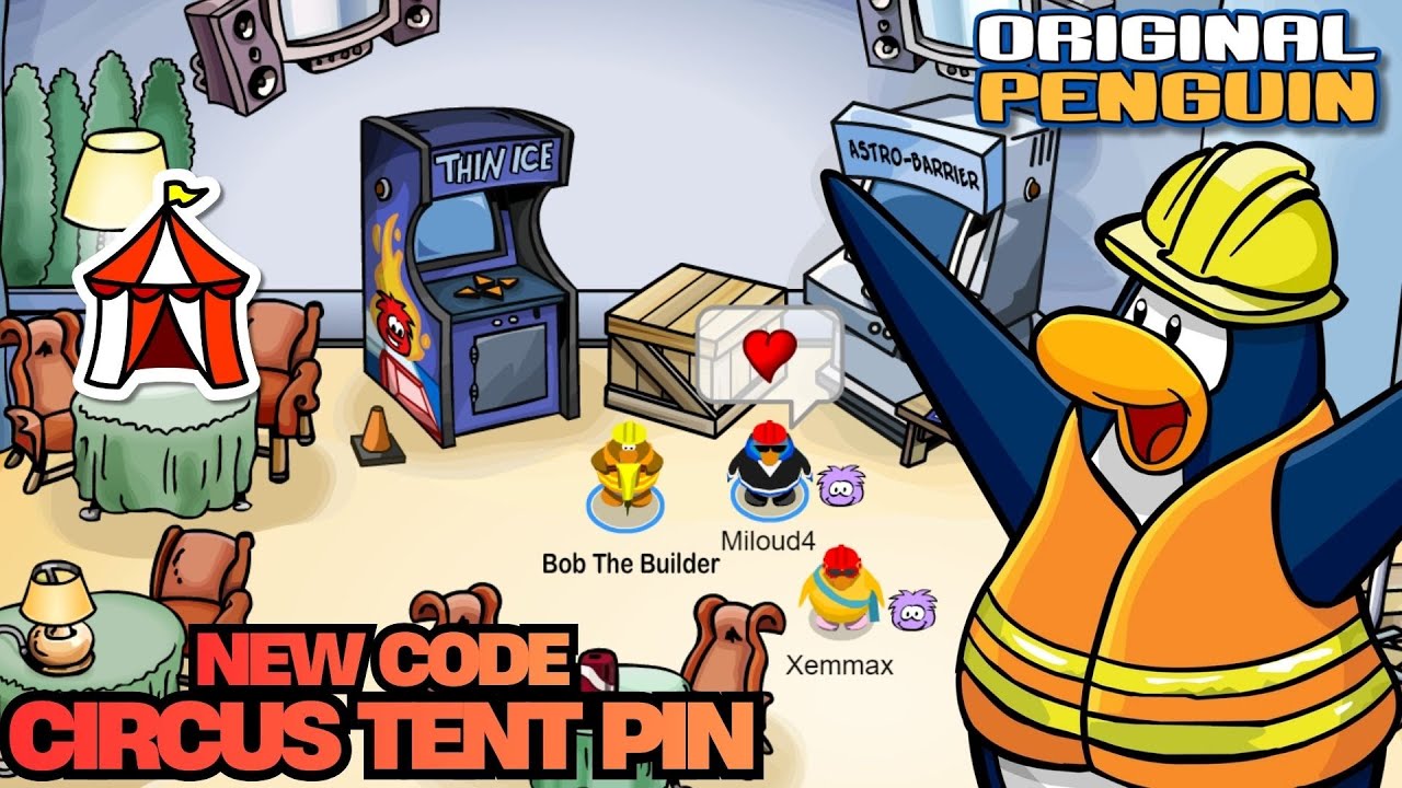 ARCADE DELAYED… BUT NEW CODE! 🕹️🎟️ + CIRCUS TENT PIN 🎪 | Original Penguin