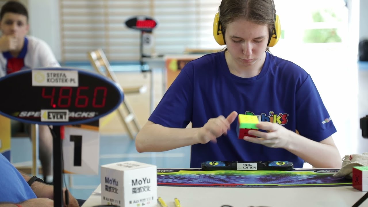 Rubik's Cube European Record Average: 5.54
