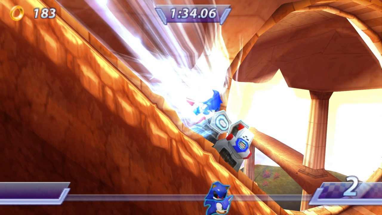 Sonic Rivals (PSP) Challenge Mode Times Hard Difficulty